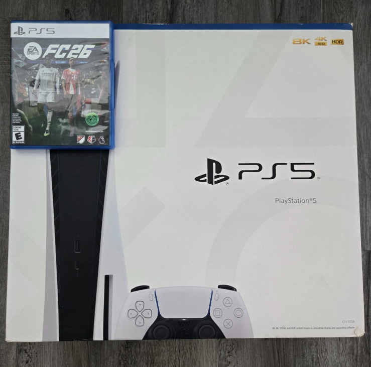 Sony Playstation PS5 Console Disc Version Brand New + New FIFA 2026 (FC26)