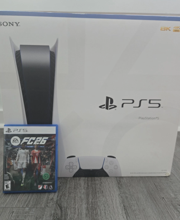 Sony Playstation PS5 Console Disc Version Brand New + New FIFA 2026 (FC26) - Image 2