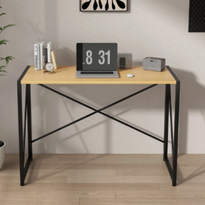 Folding Desk Foldable Computer Desk Table No Assembly Home Office Miami