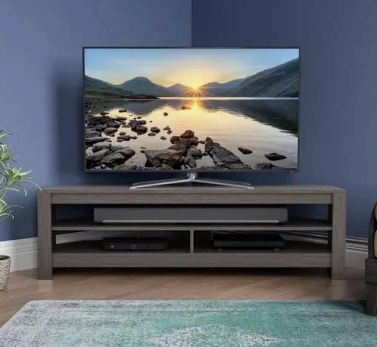 AVF CA140GRE Calibre 140cm TV Stand - Grey Oak - Image 4