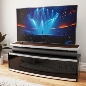 AVF Stage Rectangular TV Stand - STG1250A Adjustable Height & 4 x Colour Options