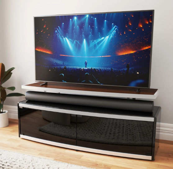 AVF Stage Rectangular TV Stand - STG1250A Adjustable Height & 4 x Colour Options