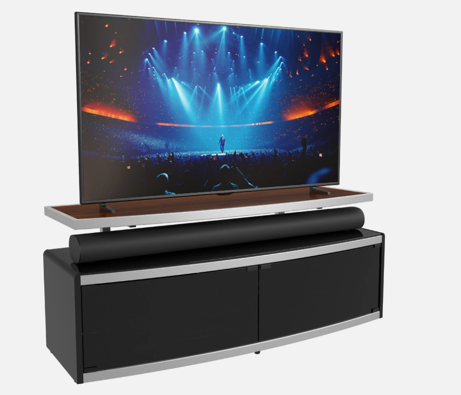 AVF Stage Rectangular TV Stand - STG1250A Adjustable Height & 4 x Colour Options - Image 4