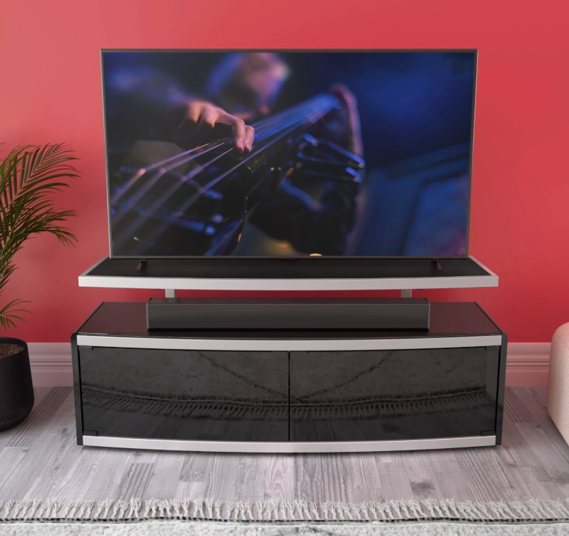 AVF Stage Rectangular TV Stand - STG1250A Adjustable Height & 4 x Colour Options - Image 5