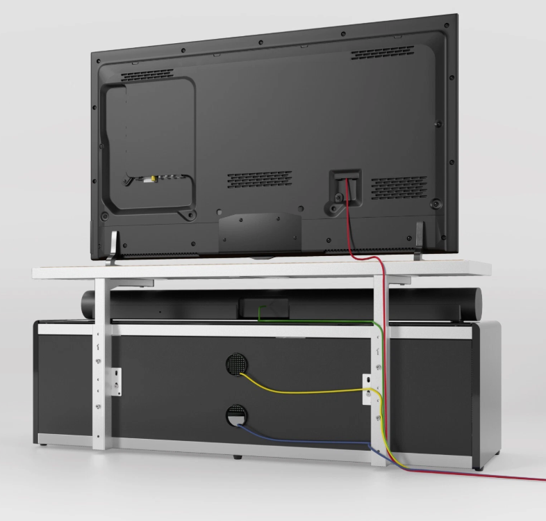 AVF Stage Rectangular TV Stand - STG1250A Adjustable Height & 4 x Colour Options - Image 10