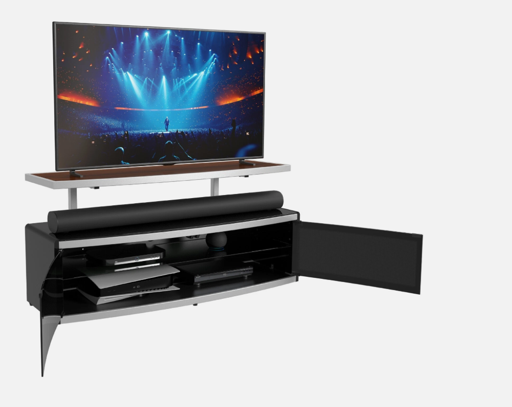 AVF Stage Rectangular TV Stand - STG1250A Adjustable Height & 4 x Colour Options - Image 11