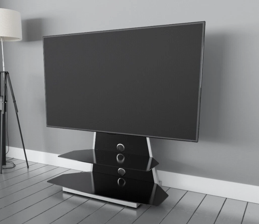 AVF Stack Column TV Stand - Up to 90" TVs , 4 Colour Options, Universal Mount