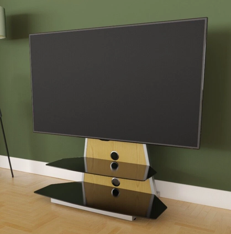 AVF Stack Column TV Stand - Up to 90" TVs , 4 Colour Options, Universal Mount - Image 4