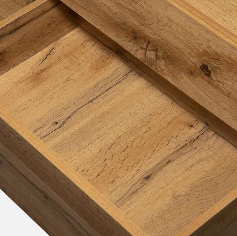 TV Cabinet 180cm Wood Grain Finish TV Stand Multimedia Centre Modern Living Room - Image 5