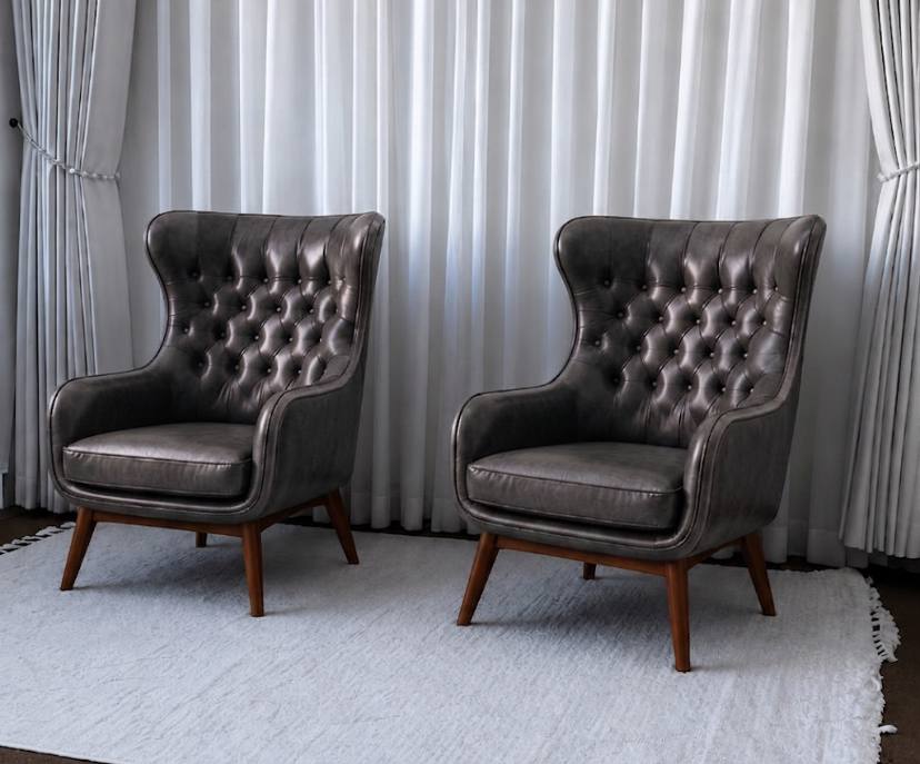 Wingback Accent Chair - Image 5