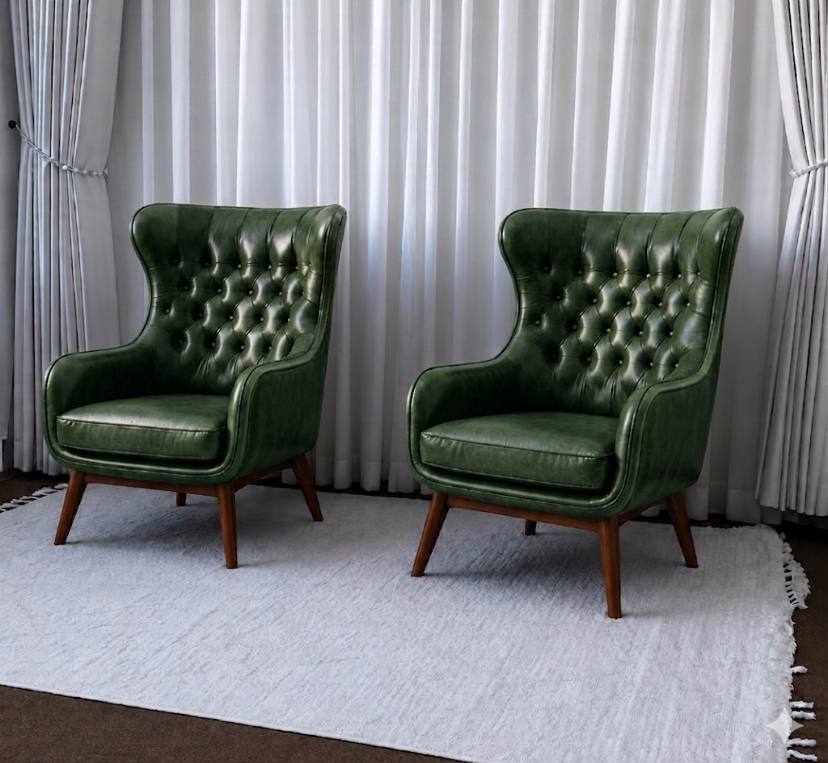 Wingback Accent Chair - Image 3